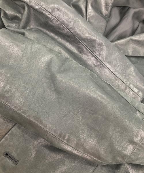 Calvin Klein（カルバンクライン）Calvin Klein (カルバンクライン) レザージャケット ブラック サイズ:Mの古着・服飾アイテム