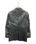 Calvin Klein (カルバンクライン) レザージャケット ブラック サイズ:M：6000円