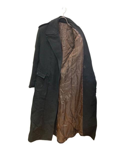 Jean Paul Gaultier homme（ジャンポールゴルチェオム）Jean Paul Gaultier homme (ジャンポールゴルチェオム) ジップデザインベルテッドスーパーロングコート ブラック サイズ:46の古着・服飾アイテム