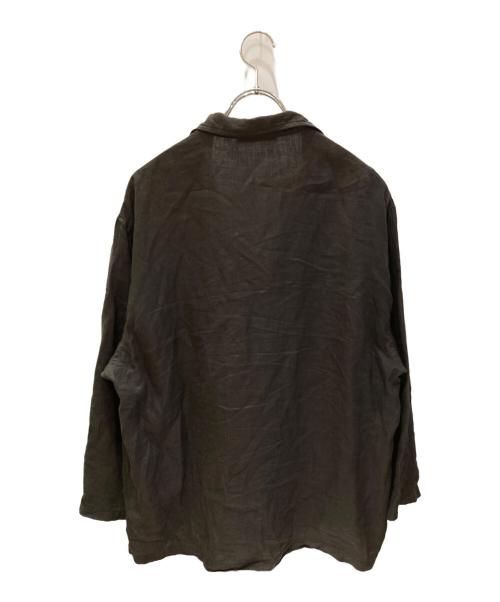nestrobe confect（ネストローブ コンフェクト）nestrobe confect (ネストローブ コンフェクト) ヘンプ セーラースモックシャツ ブラウン サイズ:3の古着・服飾アイテム