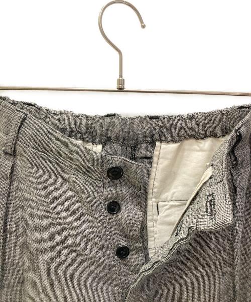 nestrobe confect（ネストローブ コンフェクト）nestrobe confect (ネストローブ コンフェクト) リネンイージーパンツ グレー サイズ:3の古着・服飾アイテム