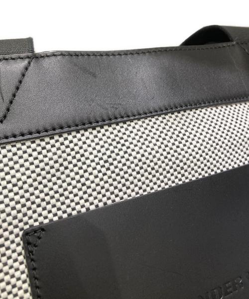 ALEXANDER WANG（アレキサンダー・ワン）ALEXANDER WANG (アレキサンダーワン) キャンバスレザートートバッグ ブラックの古着・服飾アイテム