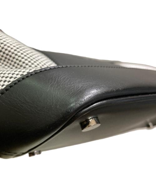 ALEXANDER WANG（アレキサンダー・ワン）ALEXANDER WANG (アレキサンダーワン) キャンバスレザートートバッグ ブラックの古着・服飾アイテム