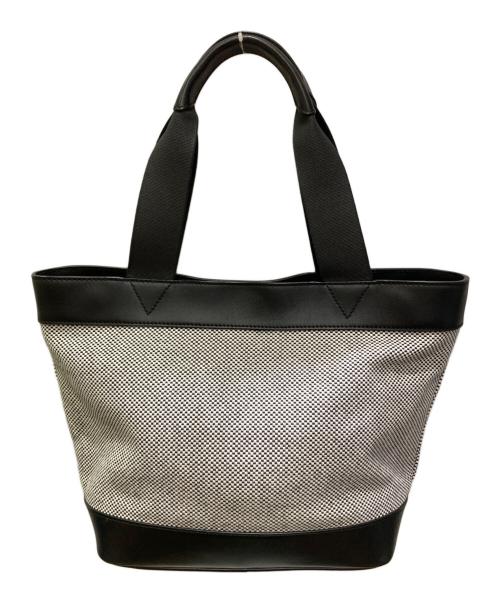 ALEXANDER WANG（アレキサンダー・ワン）ALEXANDER WANG (アレキサンダーワン) キャンバスレザートートバッグ ブラックの古着・服飾アイテム