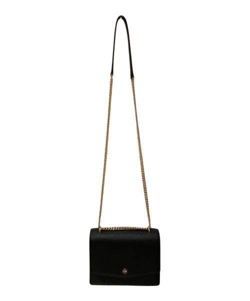 TORY BURCH（トリーバーチ）TORY BURCH (トリーバーチ) チェーンストラップショルダーバッグ ブラックの古着・服飾アイテム