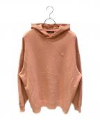 Acne studiosアクネ ストゥディオス）の古着「FARRIN FACE フェイス パッチパーカー」｜ピンク