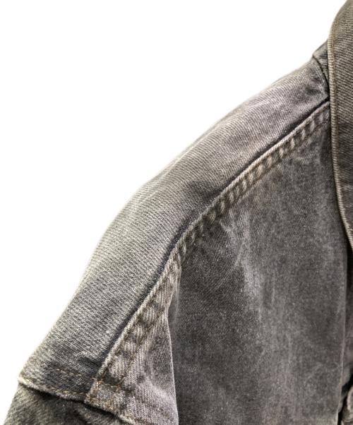 LEVI'S（リーバイス）LEVI'S (リーバイス) 先染めブラックデニムジャケット グレー サイズ:Lの古着・服飾アイテム