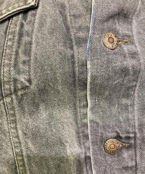 LEVI'S（リーバイス）LEVI'S (リーバイス) 先染めブラックデニムジャケット グレー サイズ:Lの古着・服飾アイテム