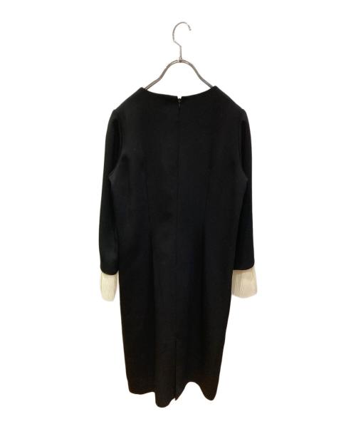 HARDY NOIR（アルディーノアール）HARDY NOIR (アルディーノアール) プリーツスリーブワンピース ブラック サイズ:Sの古着・服飾アイテム