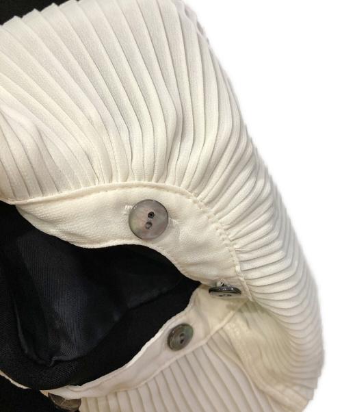 HARDY NOIR（アルディーノアール）HARDY NOIR (アルディーノアール) プリーツスリーブワンピース ブラック サイズ:Sの古着・服飾アイテム