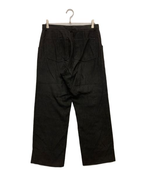 EMPORIO ARMANI（エンポリオ アルマーニ）EMPORIO ARMANI (エンポリオアルマーニ) ワイドパンツ ブラック サイズ:48の古着・服飾アイテム