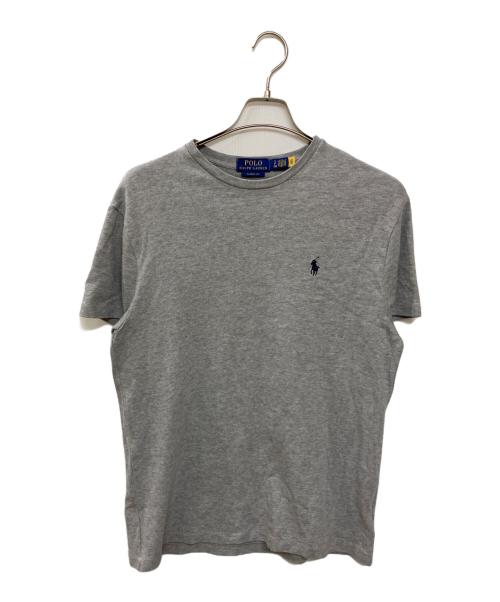 POLO RALPH LAUREN（ポロ・ラルフローレン）POLO RALPH LAUREN (ポロ・ラルフローレン) 刺繍ヘヴィTee グレー サイズ:Sの古着・服飾アイテム