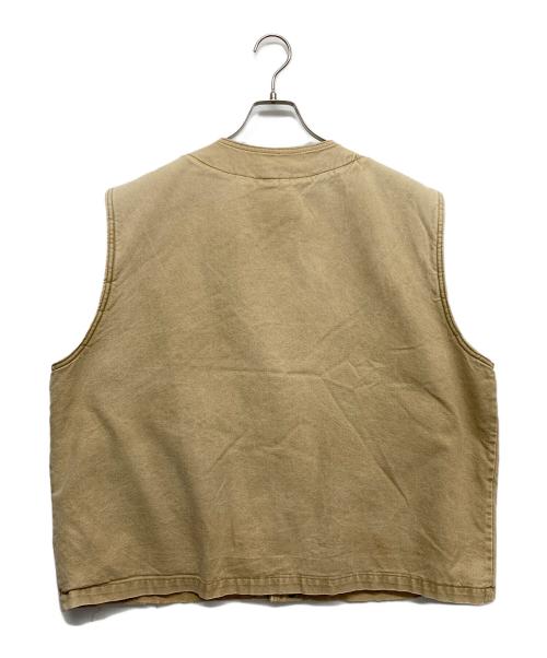 WOOLRICH（ウールリッチ）WOOLRICH (ウールリッチ) 古着ダックボアベスト ベージュ サイズ:XLの古着・服飾アイテム