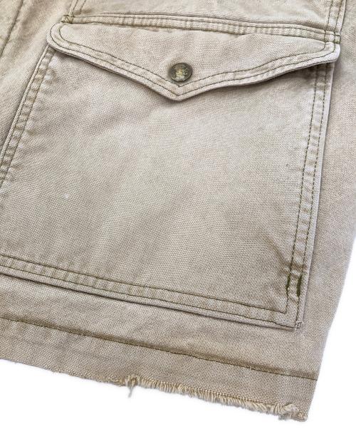 WOOLRICH（ウールリッチ）WOOLRICH (ウールリッチ) 古着ダックボアベスト ベージュ サイズ:XLの古着・服飾アイテム