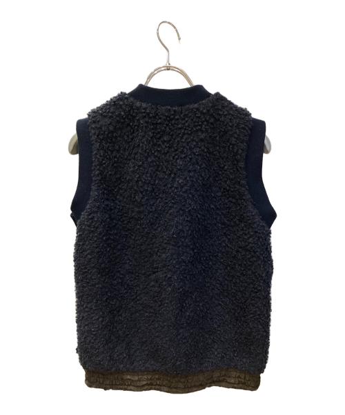KOLOR（カラー）KOLOR (カラー) ボアベスト ネイビー サイズ:Mの古着・服飾アイテム