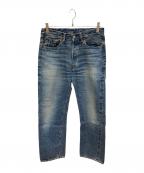 WAREHOUSEウエアハウス）の古着「セルビッチデニムパンツ」｜ブルー