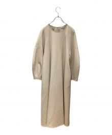 CLANE（クラネ）の古着「バルキースリーブワンピース」｜ベージュ