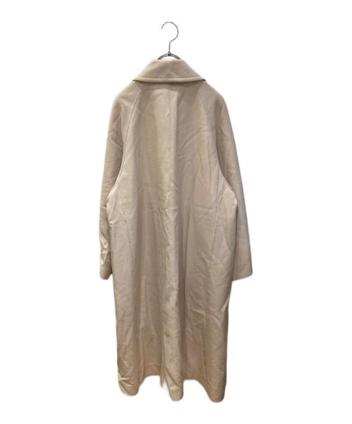 HERITANOVUM（ヘリテノーム）HERITANOVUM (ヘリテノーム) カットオフデザインステンカラーコート ベージュ サイズ:FREEの古着・服飾アイテム