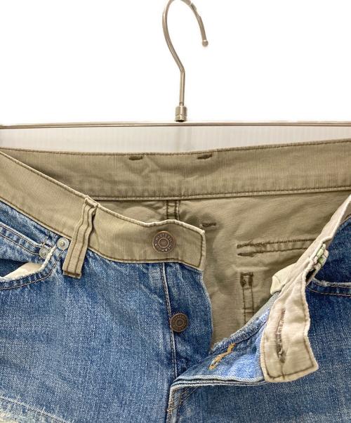 hysterics（ヒステリックス）hysterics (ヒステリックス) 再構築デザインカーゴパンツ インディゴ サイズ:Mの古着・服飾アイテム