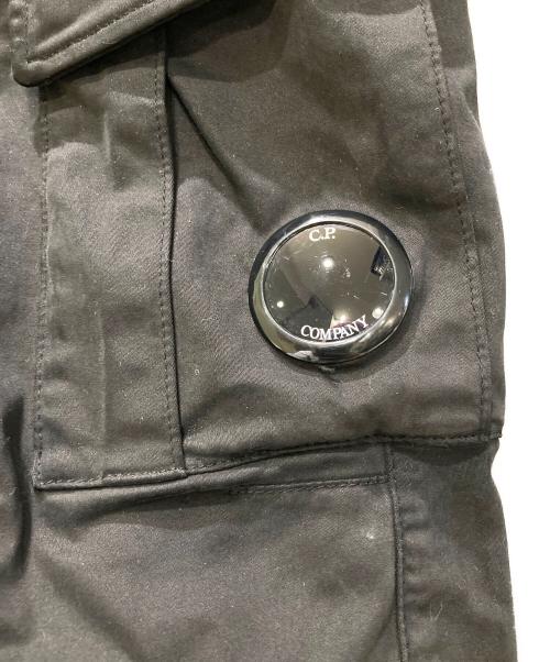C.P COMPANY（シーピーカンパニー）C.P COMPANY (シーピーカンパニー) ストレッチサテンカーゴパンツ ブラック サイズ:Lの古着・服飾アイテム