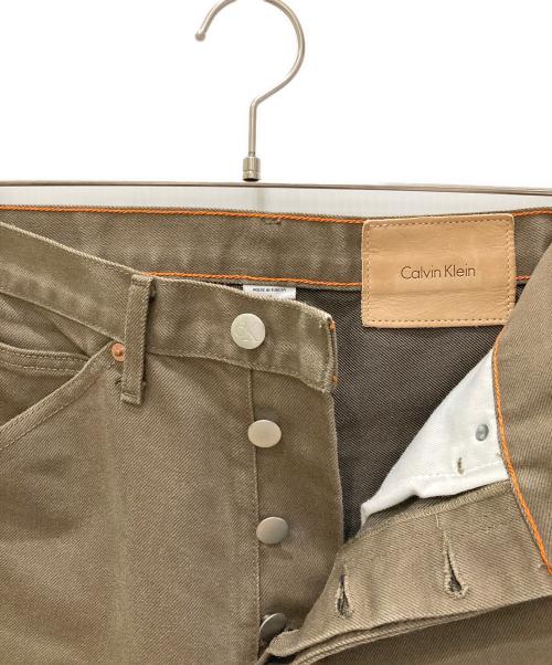 Calvin Klein（カルバンクライン）Calvin Klein (カルバンクライン) HERON PRESTON (ヘロンプレストン) デニムパンツ ブラウン サイズ:28の古着・服飾アイテム