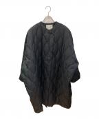 RIM.ARKリムアーク）の古着「ラップドコクーンダウンコート」｜ブラック
