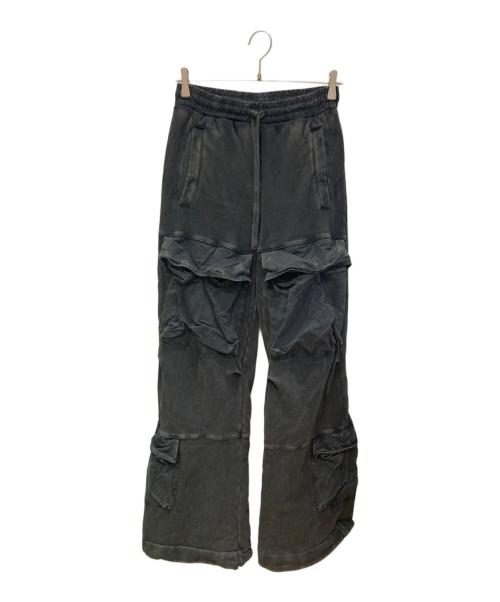 entire studios（エンタイアスタジオ）entire studios (エンタイアスタジオ) ユーティリティスウェットカーゴパンツ ブラック サイズ:XSの古着・服飾アイテム