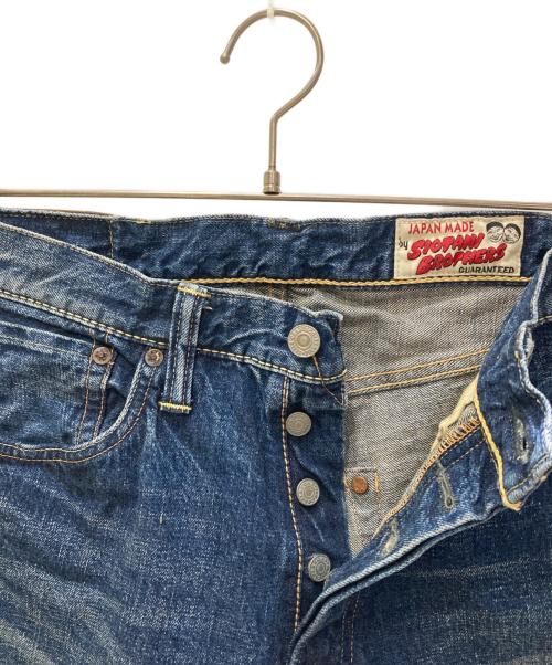 EVISU（エヴィス）EVISU (エビス) カモメペイントデニムパンツ インディゴ サイズ:32の古着・服飾アイテム