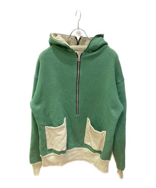 JOHN GLUCKOW（ジョン グラッコー）JOHN GLUCKOW (ジョン グラッコー) オリンピックチャンピオンスウェットパーカー グリーン サイズ:XXLの古着・服飾アイテム