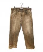 OUR LEGACYアワーレガシー）の古着「THIRD CUT DIGITAL DUAL SAND DENIM」｜ブラウン