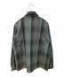 stussy (ステューシー) SHADOW PLAID ZIP SHIRT グレー サイズ:M：9000円