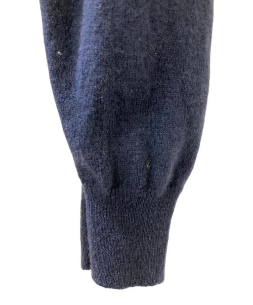 FILIPPO DE LAURENTIIS（フィリッポ・デ・ローレンティス）FILIPPO DE LAURENTIIS (フィリッポ・デ・ローレンティス) カシミヤ混ウールニットジャケット ブルー サイズ:50の古着・服飾アイテム