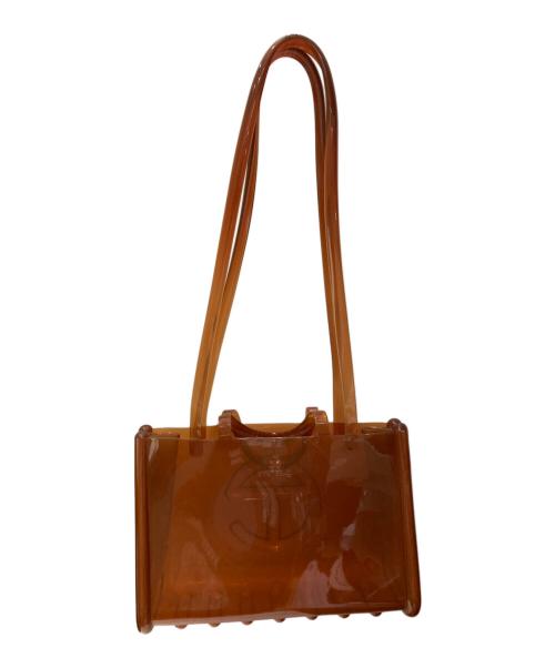 melissa（メリッサ）melissa (メリッサ) TELFAR (テルファー) スモール ジェリー ショッパー クリア ブラウンの古着・服飾アイテム