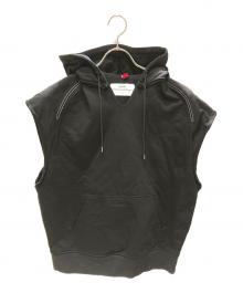 OAMC（オーエーエムシー）の古着「ノースリーブスウェットパーカー」｜ブラック