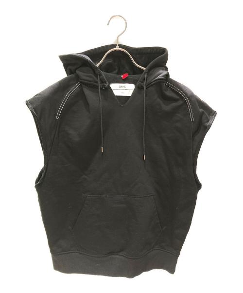 OAMC（オーエーエムシー）OAMC (オーエーエムシー) ノースリーブスウェットパーカー ブラック サイズ:XSの古着・服飾アイテム