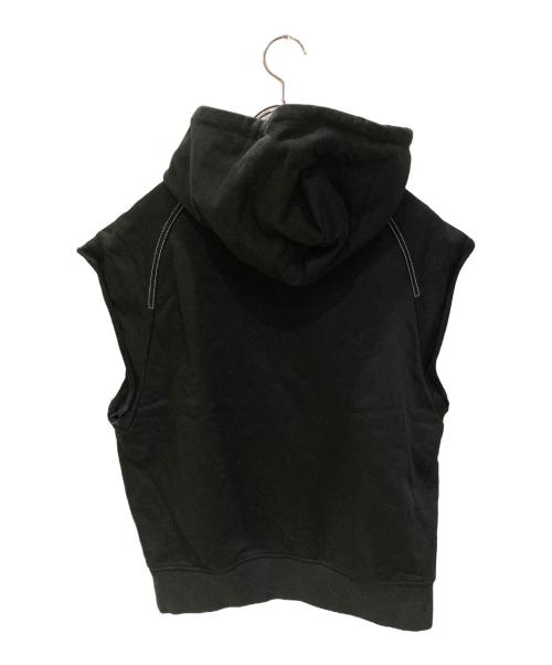 OAMC（オーエーエムシー）OAMC (オーエーエムシー) ノースリーブスウェットパーカー ブラック サイズ:XSの古着・服飾アイテム