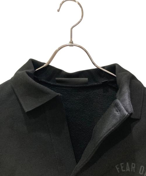 FOG ESSENTIALS（フィアオブゴッド エッセンシャル）FOG ESSENTIALS (フィアオブゴッド エッセンシャル) フリースポロスウェット ブラック サイズ:Mの古着・服飾アイテム