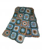 Story mfg.ストーリーエムエフジー）の古着「フラワーレースストール」｜グリーン×ブルー