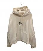 sillageシアージ）の古着「ロゴビッグパーカー」｜ベージュ