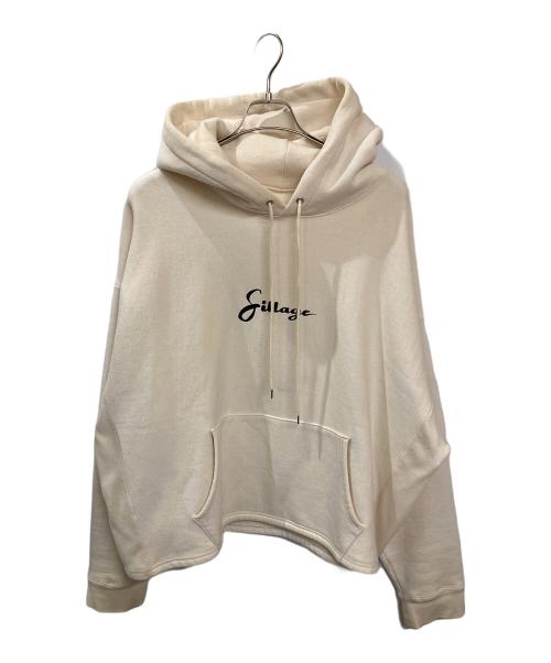 sillage（シアージ）Sillage (シアージ) ロゴビッグパーカー ベージュ サイズ:FREEの古着・服飾アイテム