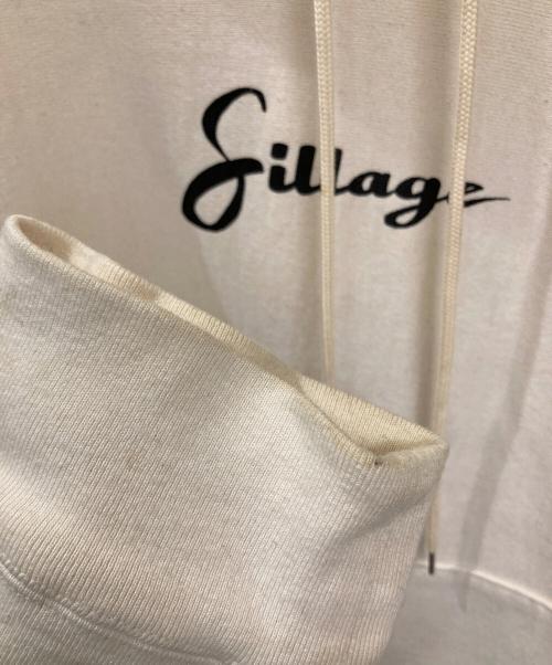 sillage（シアージ）Sillage (シアージ) ロゴビッグパーカー ベージュ サイズ:FREEの古着・服飾アイテム
