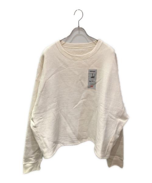 sillage（シアージ）sillage (シアージ) ワイドスウェットシャツ ベージュ サイズ:FREEの古着・服飾アイテム