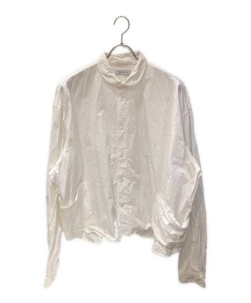 sillage（シアージ）sillage (シアージ) CATTA (カッタ) リップストップオーバーシャツ ホワイト サイズ:FREEの古着・服飾アイテム