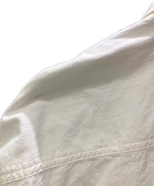 sillage（シアージ）sillage (シアージ) CATTA (カッタ) リップストップオーバーシャツ ホワイト サイズ:FREEの古着・服飾アイテム