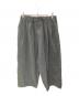 sillage（シアージ）の古着「ドローコードサーキュラーパンツ」｜グレー
