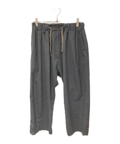 sillage（シアージ）sillage (シアージ) ドロストウールサーキュラーパンツパンツ グレー サイズ:FREEの古着・服飾アイテム