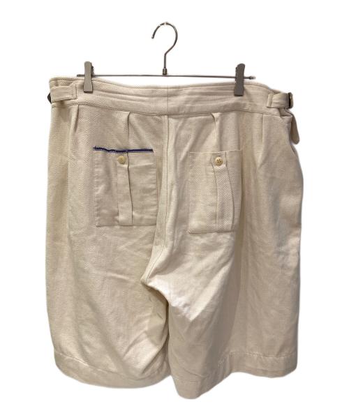 NIGEL CABOURN（ナイジェルケーボン）NIGEL CABOURN (ナイジェルケーボン) ORIGINAL MADRAS TRADING COMPANY オフィサーズショーツ ベージュ サイズ:XLの古着・服飾アイテム