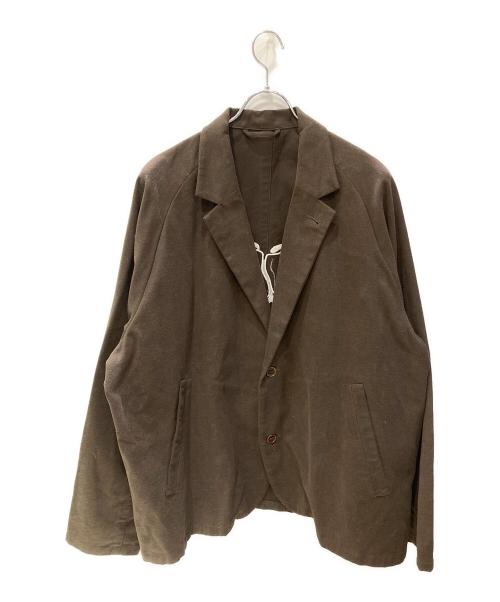 sillage（シアージ）sillage (シアージ) BAEMA T BOA (バエマ ティー ボア) ビートル刺繍モールスキンジャケット ブラウン サイズ:FREEの古着・服飾アイテム