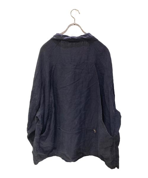 sillage（シアージ）sillage (シアージ) リネンジャケット ネイビー サイズ:FREEの古着・服飾アイテム