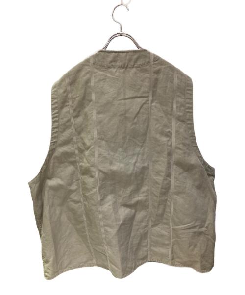 sillage（シアージ）sillage (シアージ) コットンリネンベスト ベージュ サイズ:FREEの古着・服飾アイテム